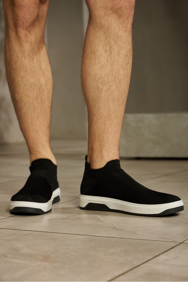 Мужские чёрные ботинки 8