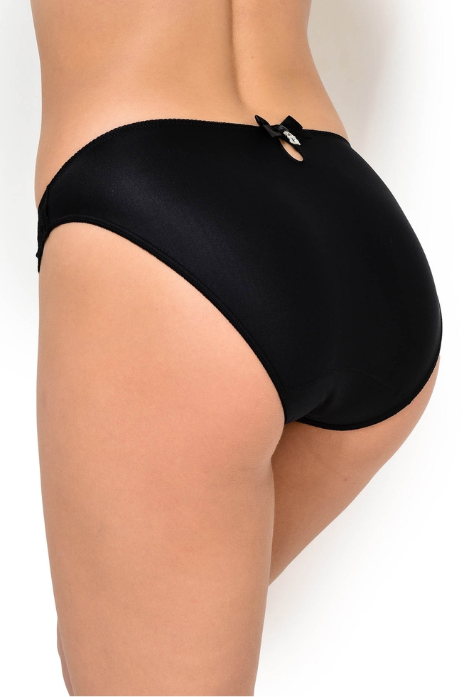 Трусы-слипы женские с кружевом  2