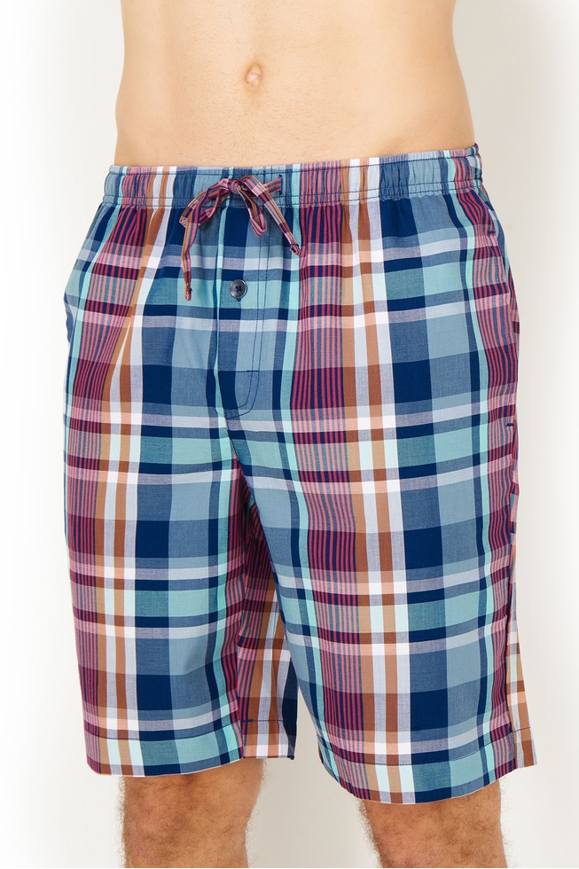  Домашние шорты в клетку  1