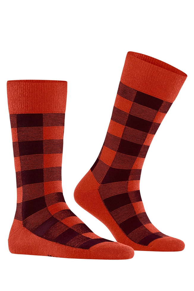 Носки мужские оранжевые с шерстью  3