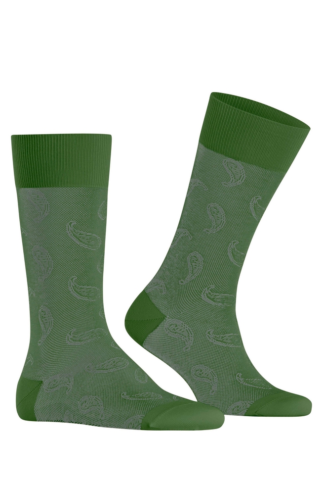 Носки мужские зелёные Paisley 3