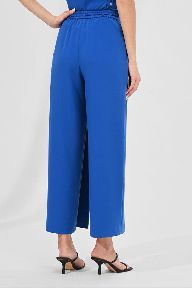 Женские широкие брюки со складками 3