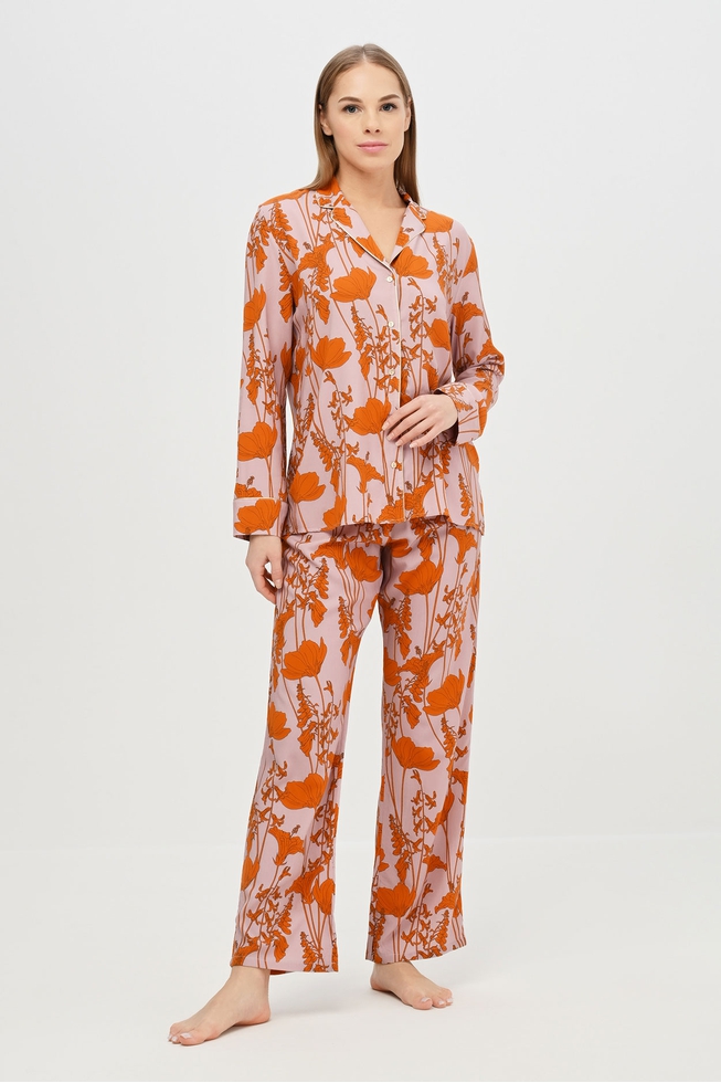  Женская пижама с брюками  1