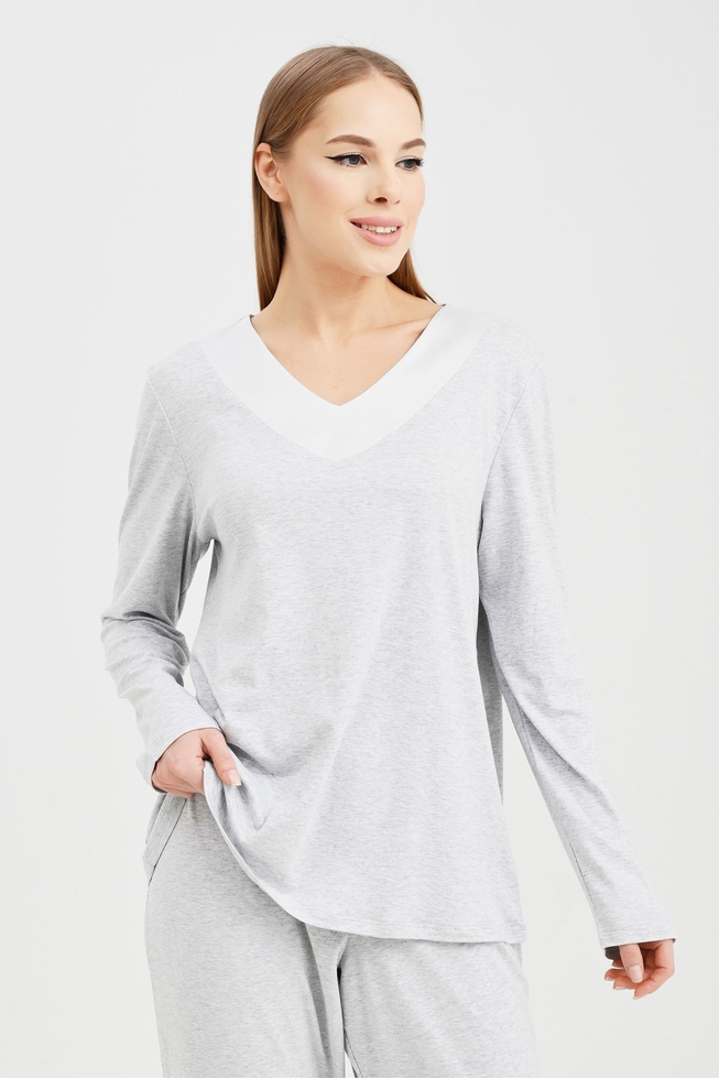  Женская пижама с брюками  5