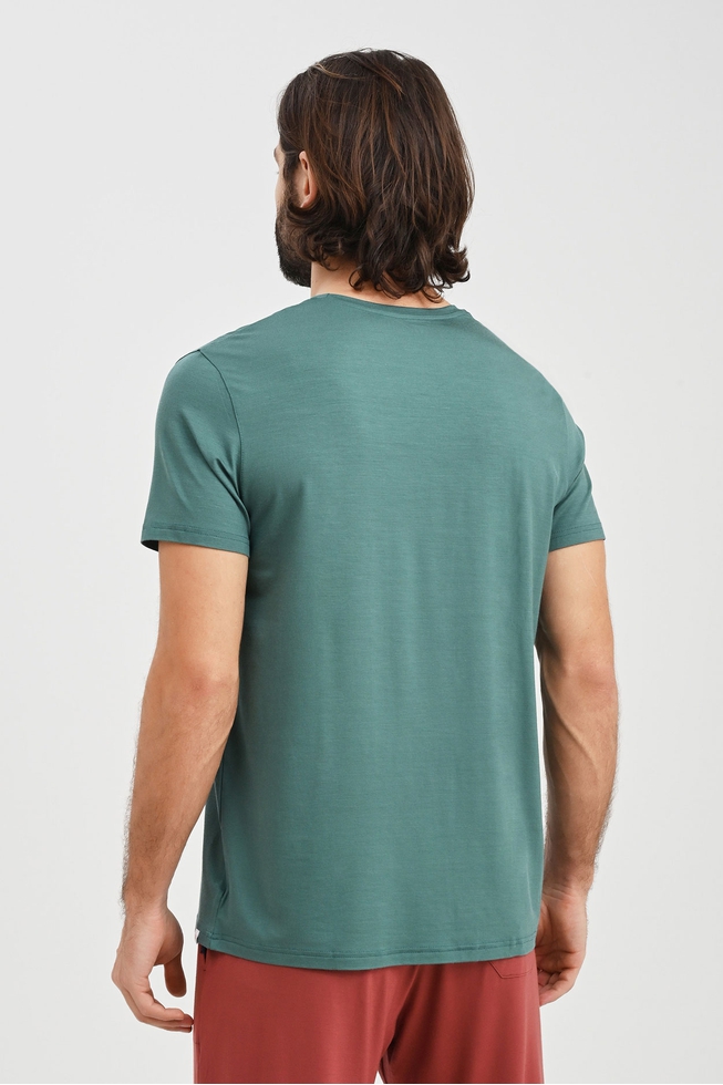 Мужская зеленая футболка 2