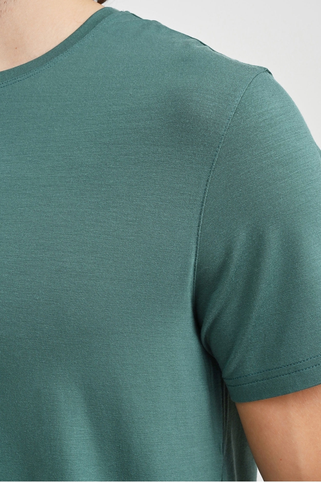 Мужская зеленая футболка 4