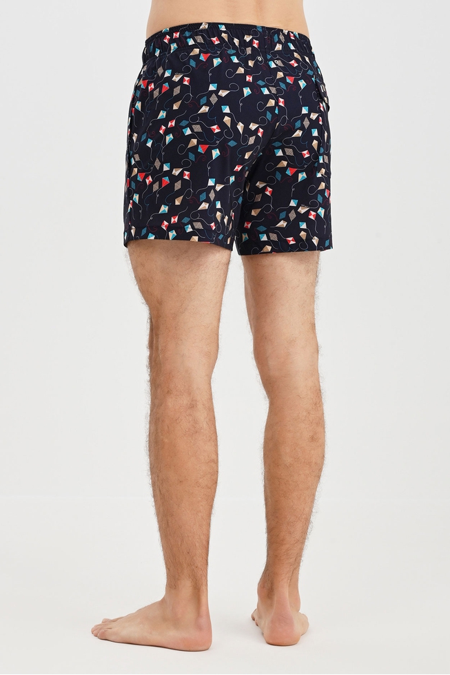 Синие мужские плавки-шорты 2