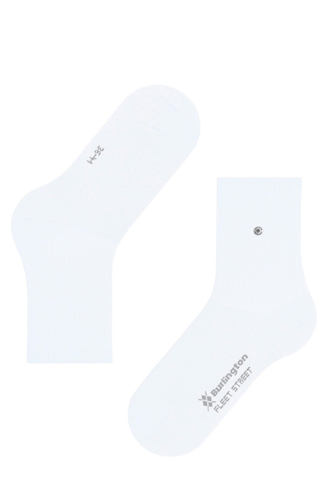 Носки женские белые Fleet Street 4