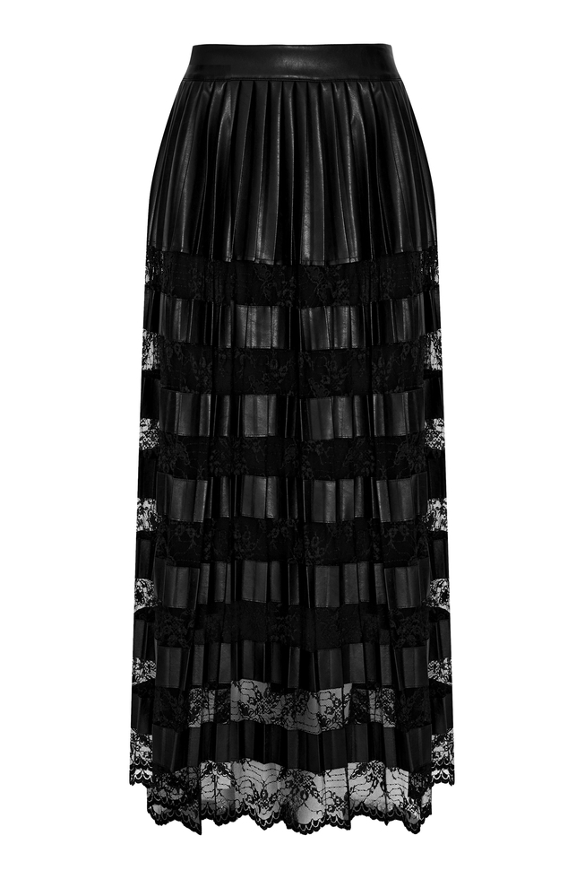 Длинная черная юбка 5