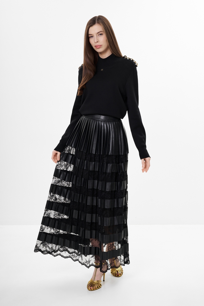 Длинная черная юбка 3