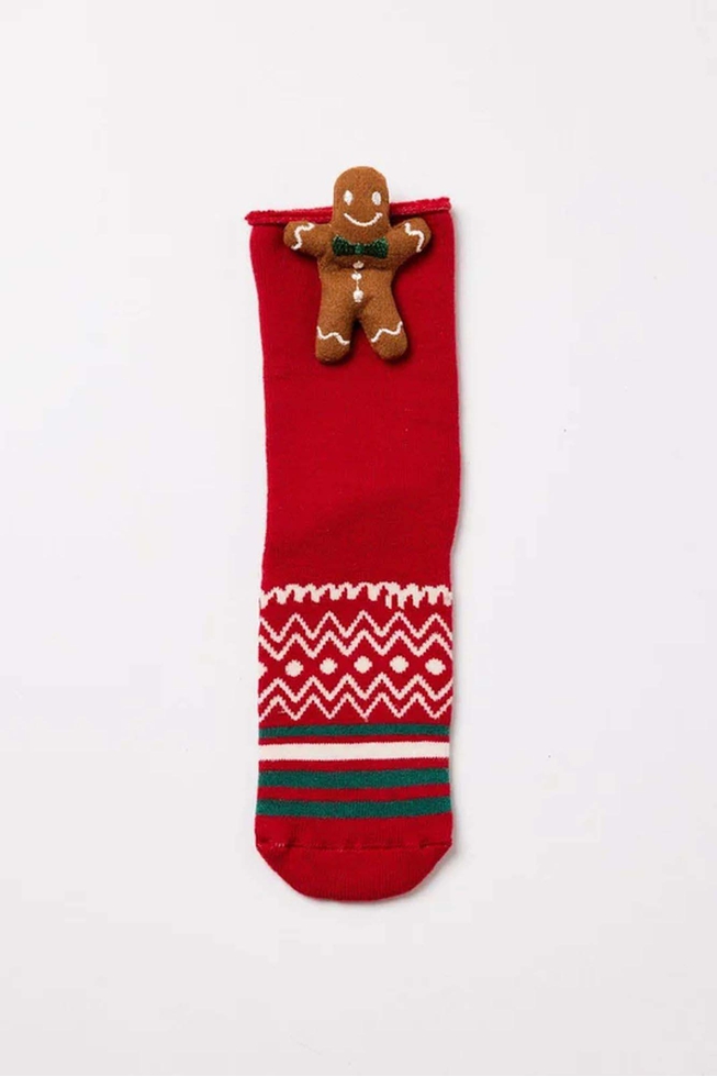 Носки мужские красные 4