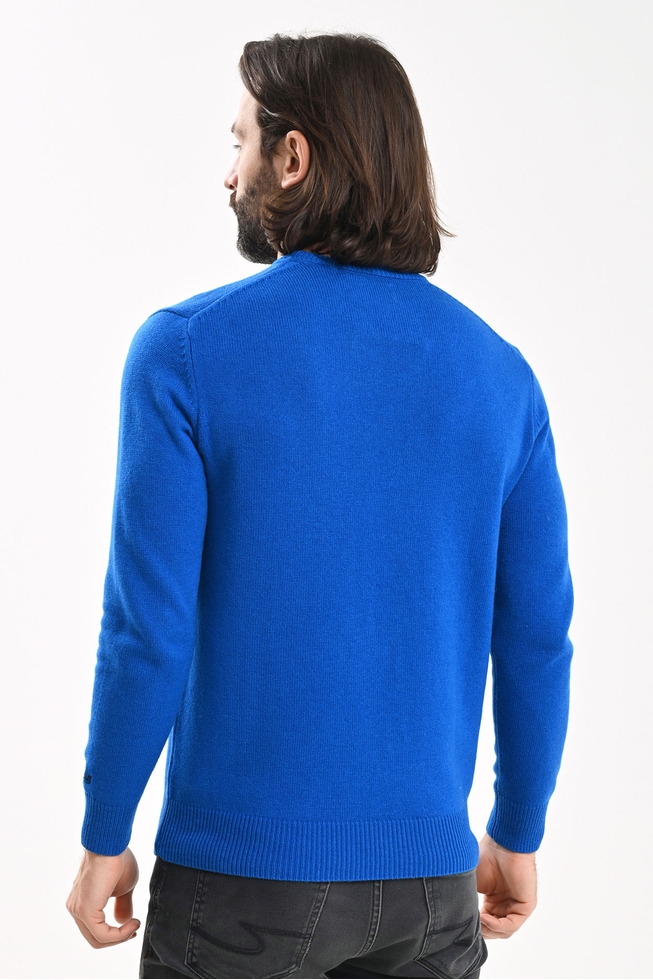 Мужская синяя толстовка  2