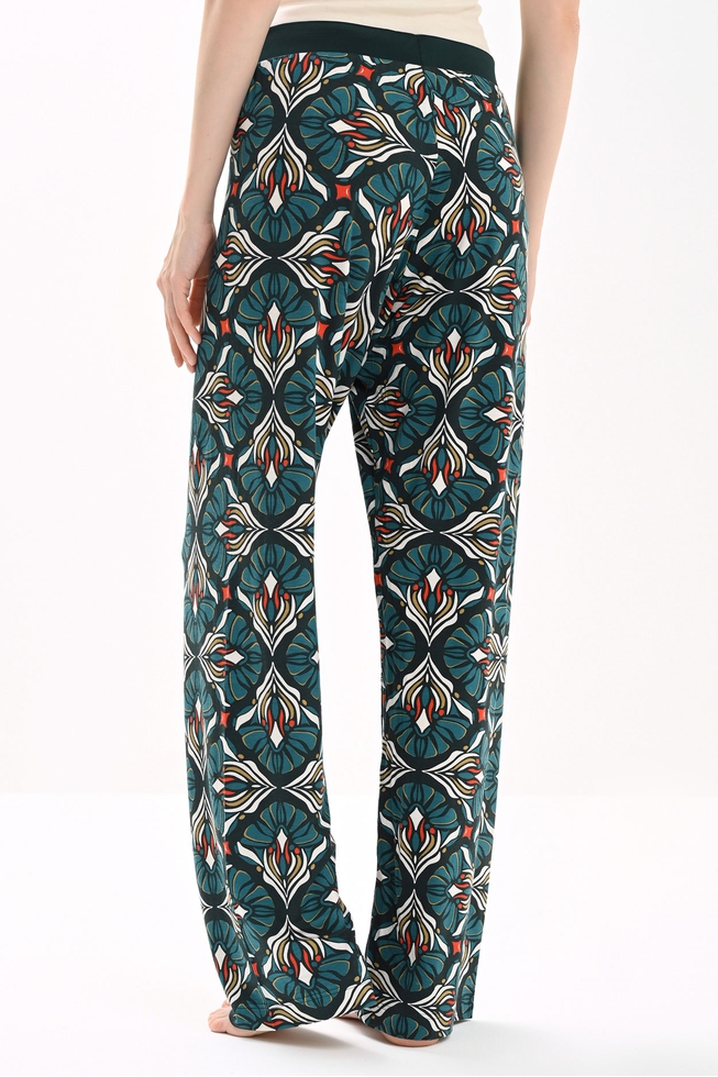  Женские домашние широкие брюки  2