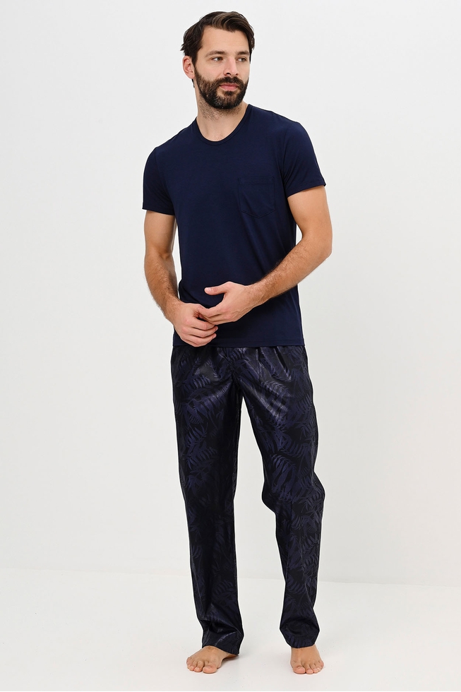  Домашние хлопковые брюки  3