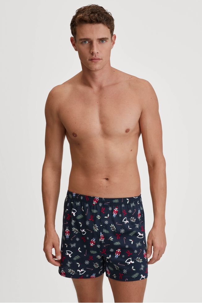 Мужские хлопковые трусы-шорты 3