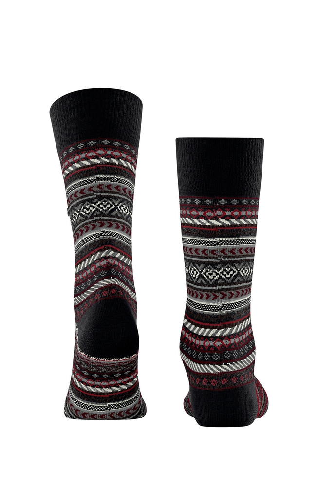 Носки мужские чёрные с шерстью  2