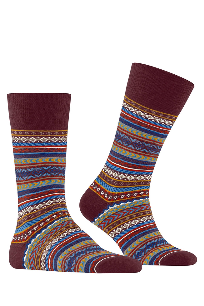 Носки мужские красные с шерстью  3