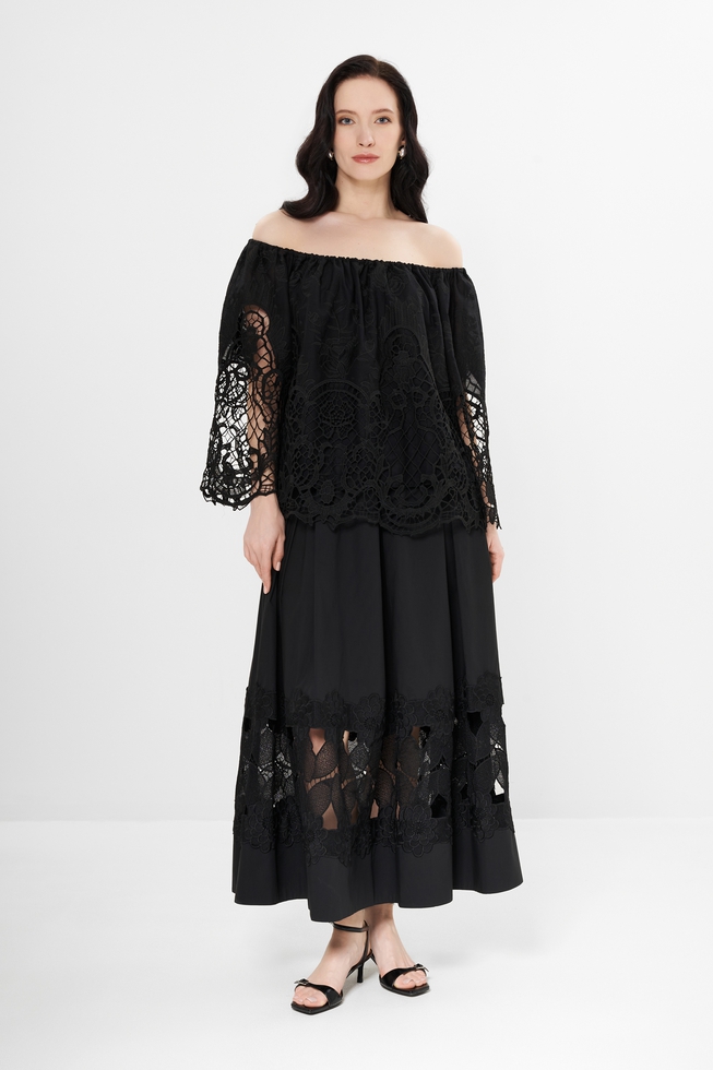 Чёрная блузка 3