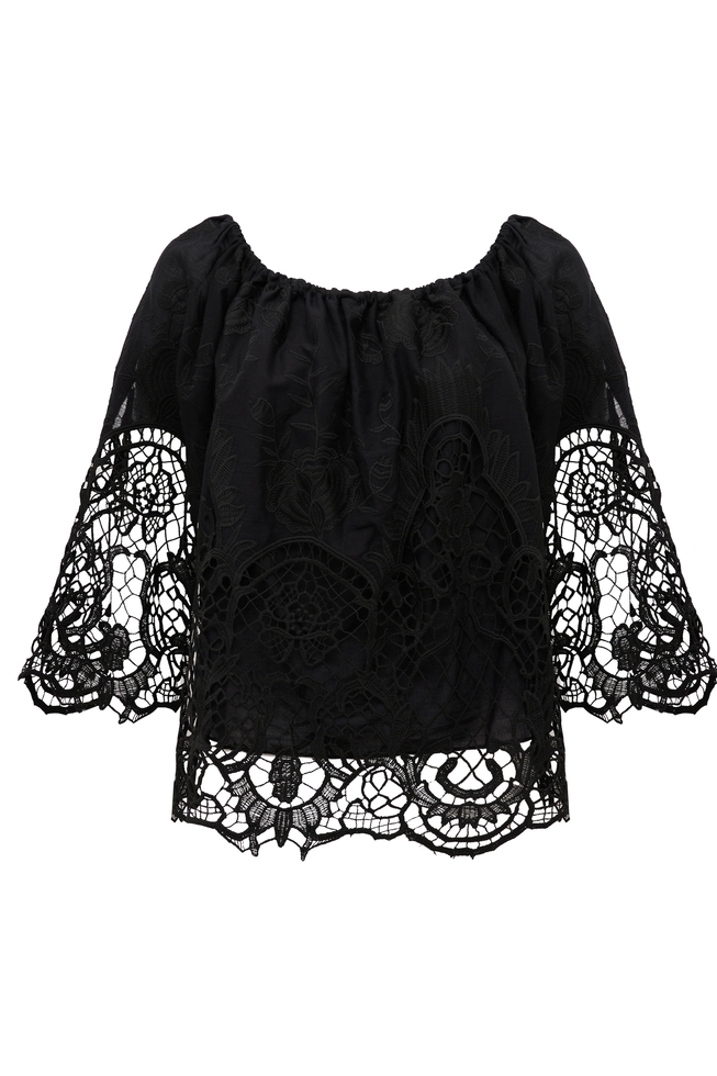 Чёрная блузка 6