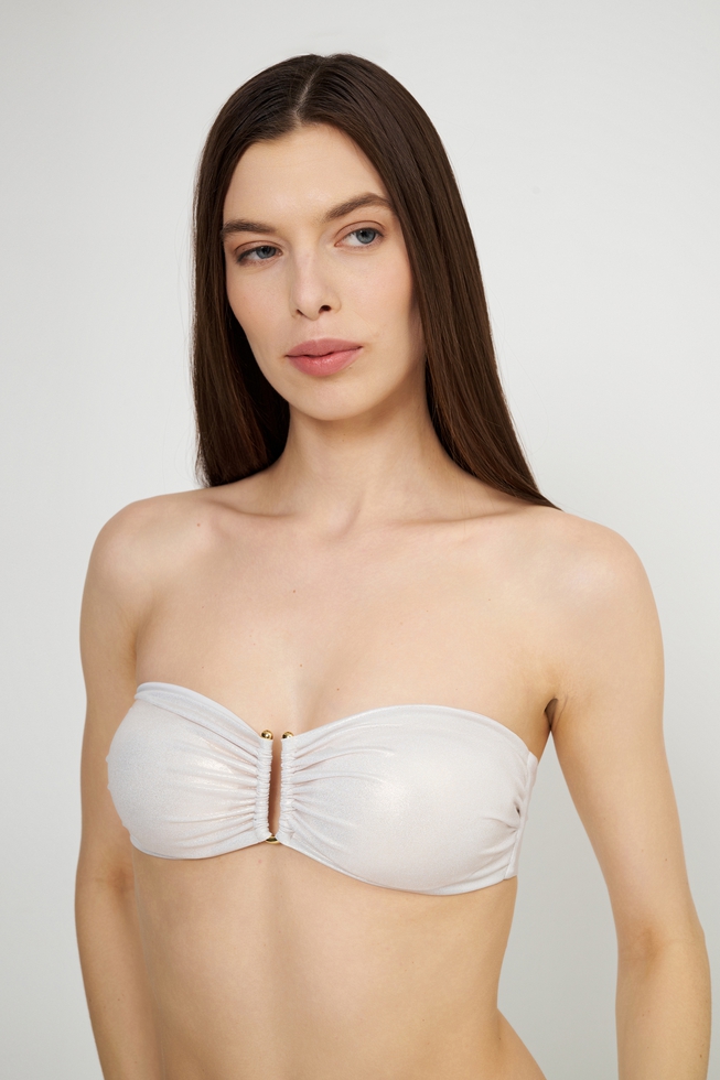 Белый раздельный купальник 5