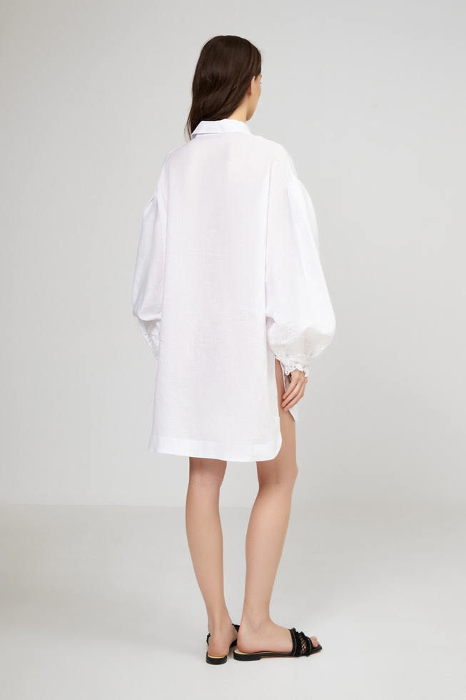 Белая пляжная туника  2