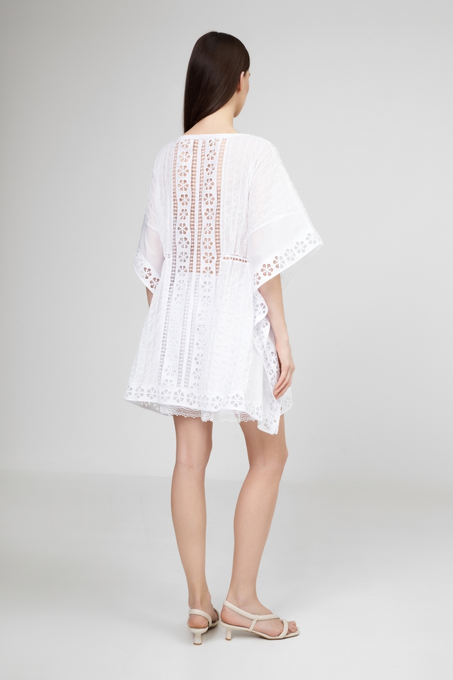 Белая пляжная туника  2