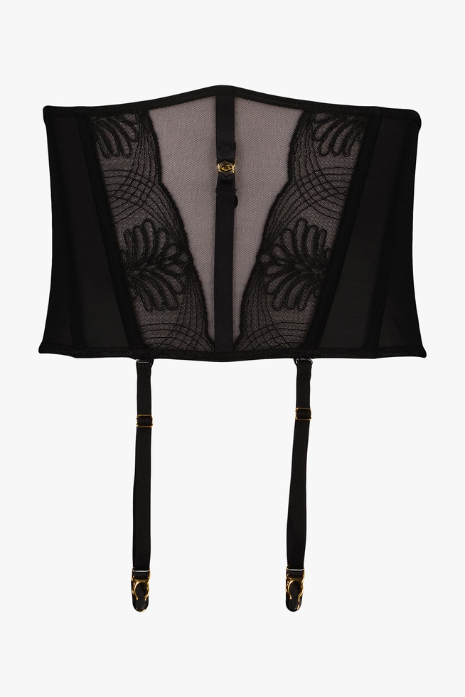 Пояс для чулок с вышивкой 6