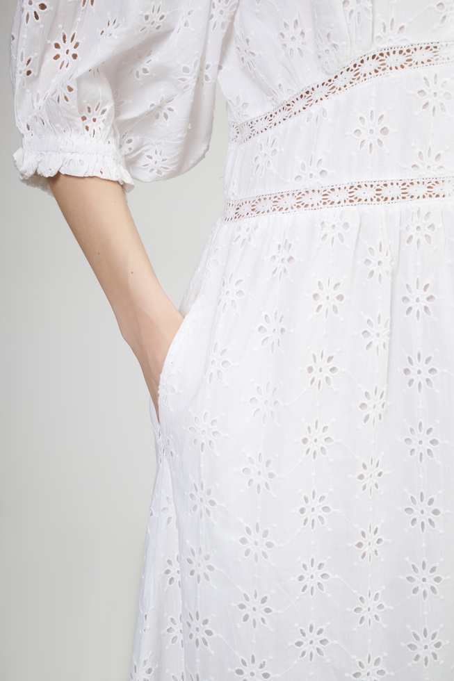 Длинное хлопковое платье 4