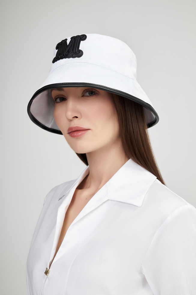 Женская белая панама  4