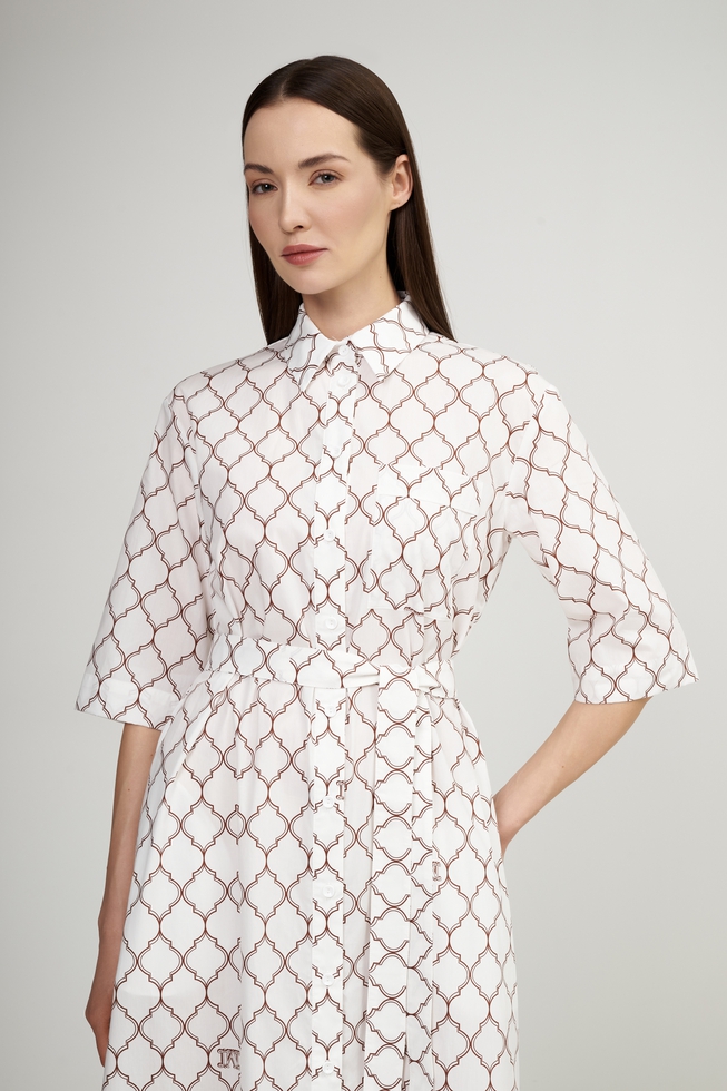 Длинное хлопковое платье 3