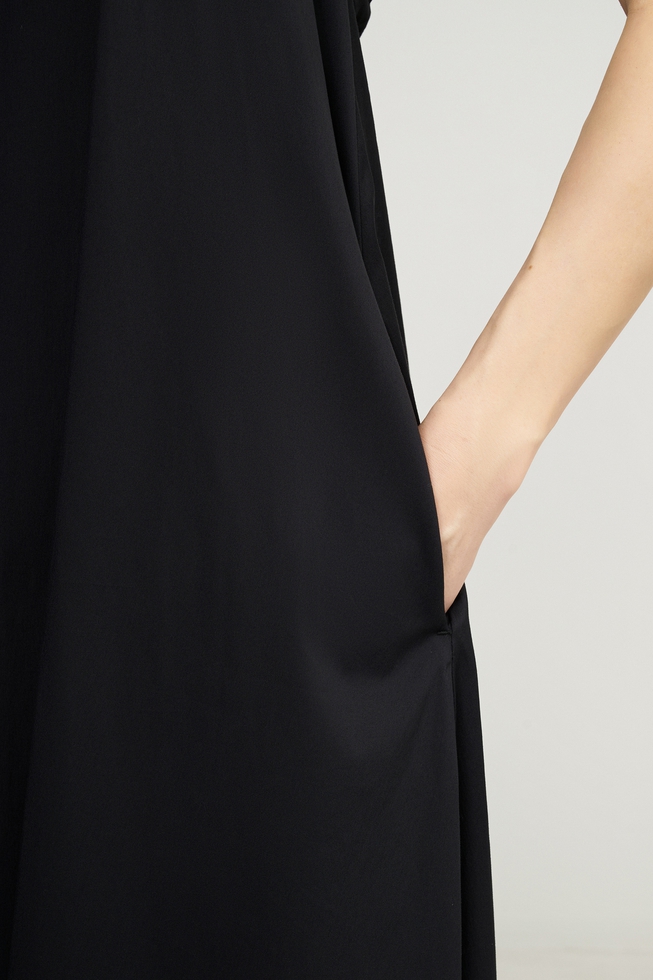 Длинное черное платье 4