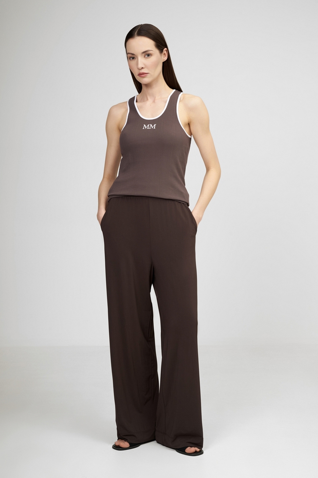 Женские широкие брюки 3