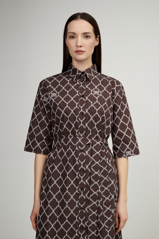 Длинное хлопковое платье 3