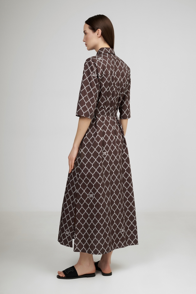 Длинное хлопковое платье 2