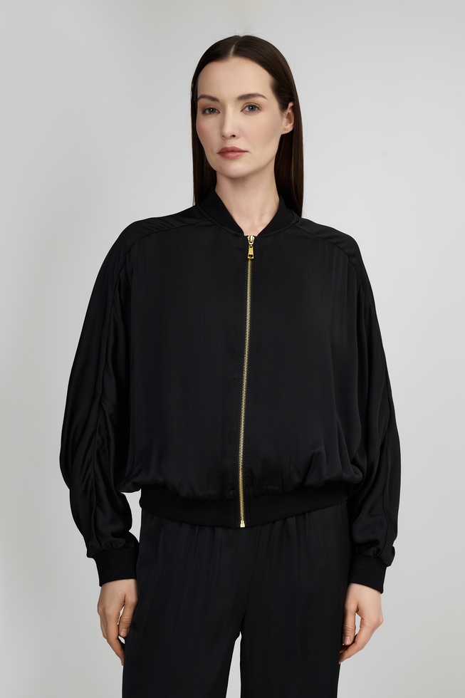Женский чёрный жакет  1