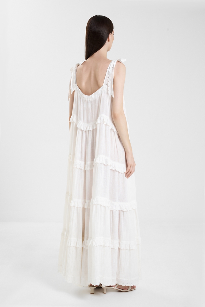 Летнее длинное платье 2