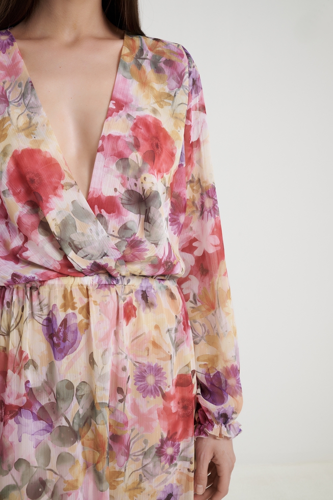 Длинное пляжное платье  4