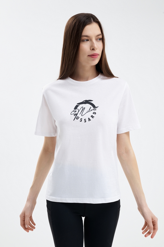 Женская хлопковая футболка 1