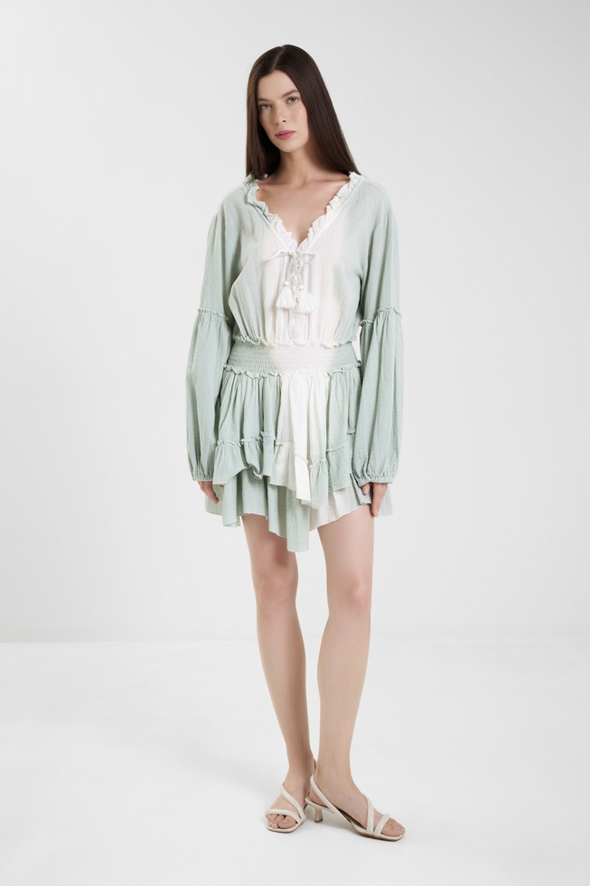 Хлопковое летнее платье 3