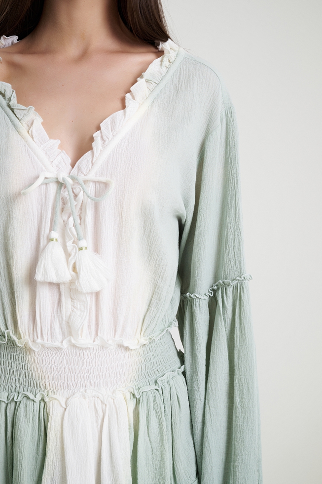 Хлопковое летнее платье 4