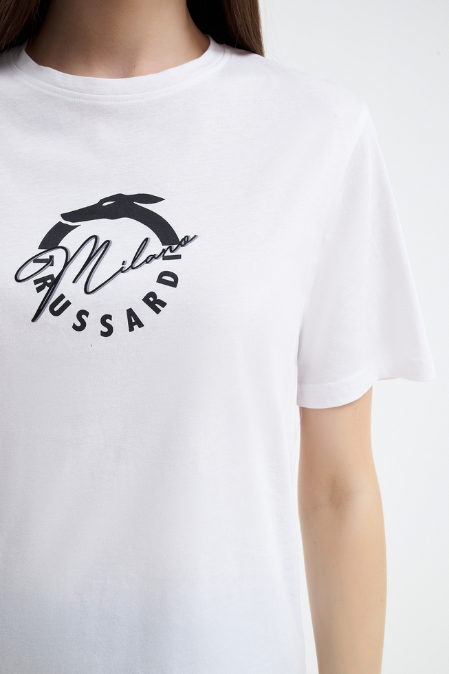 Женская хлопковая футболка 4