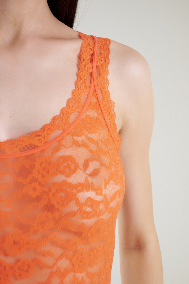 Женская кружевная майка 4