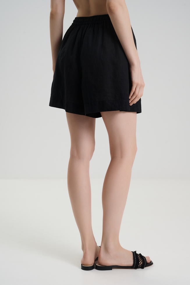 Женский льняные шорты 2