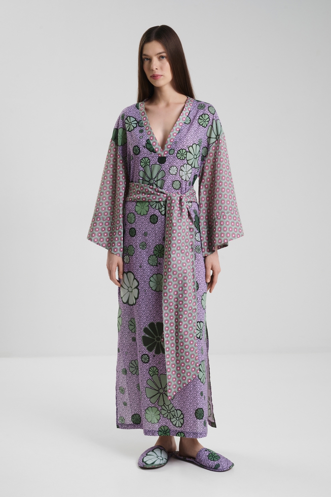 Длинное хлопковое платье 1