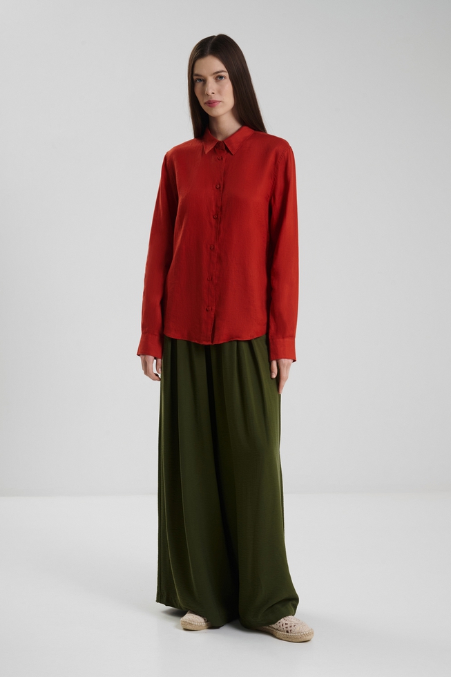 Женские широкие брюки 3