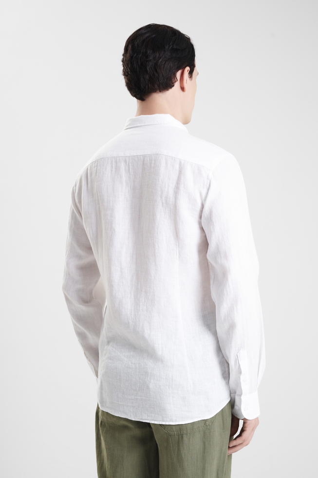 Рубашка мужская из льна  2