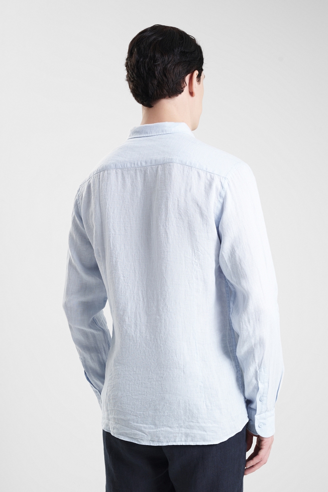 Рубашка мужская из льна 2