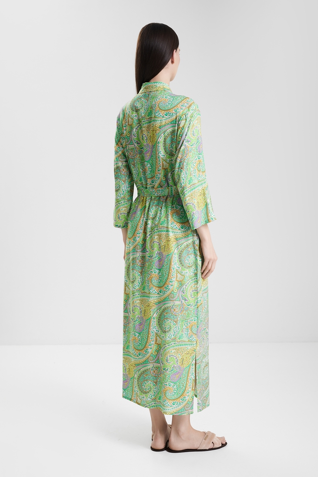 Длинное платье с длинными рукавами 2