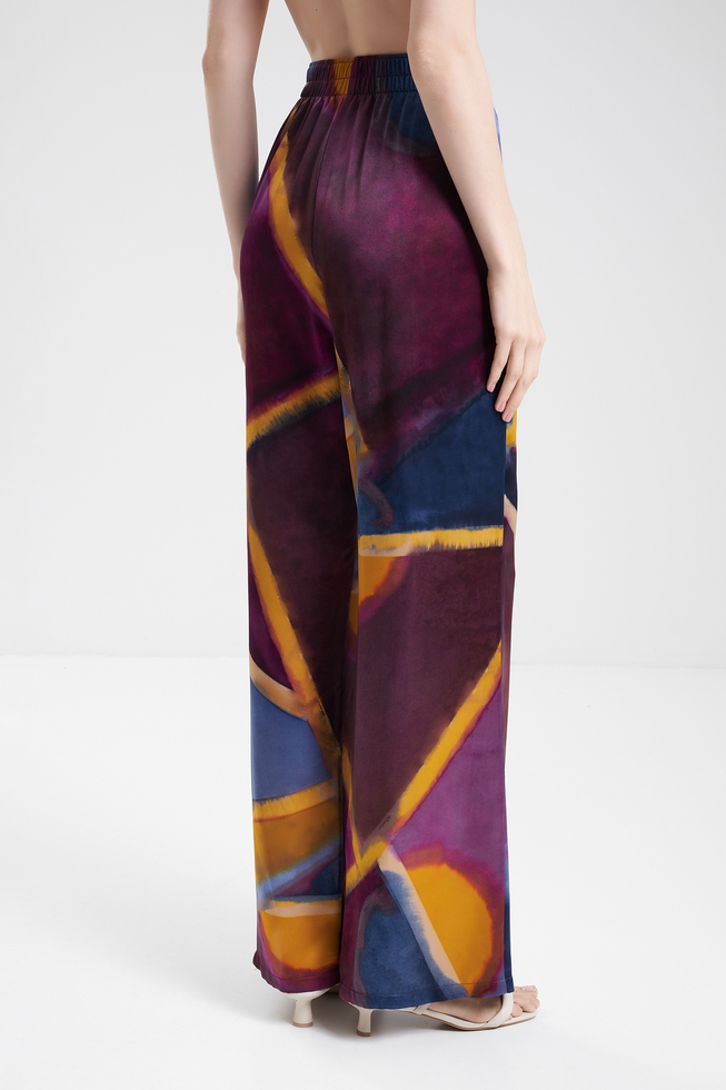 Женские шелковые брюки 2