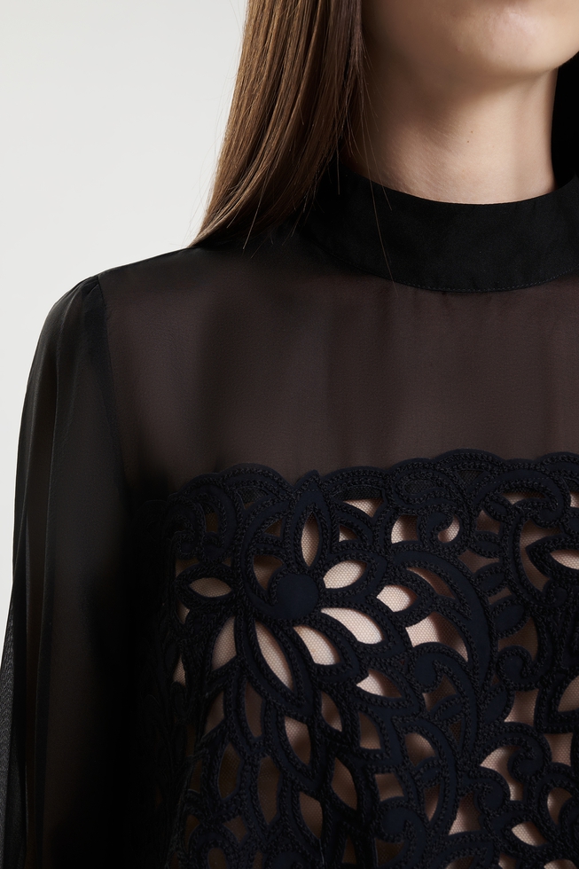 Женское чёрное боди  6